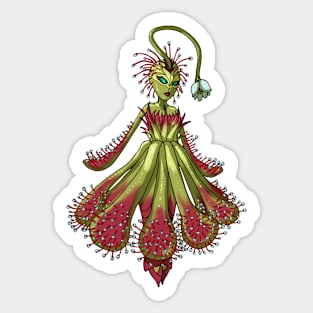 Carniverous Plant Ballerina Woman MONSTER GIRLS Series I Sticker